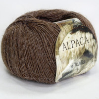 Alpaca d'Italia Цвет 0612 средне-коричневый
