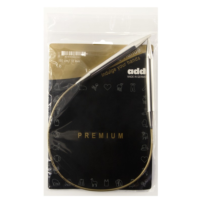 Спицы круговые супергладкие, addiClassic №12, 60 см 105-7/12-60 (арт. 105-7/12-60) Спицы круговые супергладкие, addiClassic №12, 60 см 105-7/12-60 (арт. 105-7/12-60)