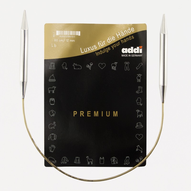 Спицы круговые супергладкие, addiClassic №12, 60 см 105-7/12-60 (арт. 105-7/12-60) Спицы круговые супергладкие, addiClassic №12, 60 см 105-7/12-60 (арт. 105-7/12-60)