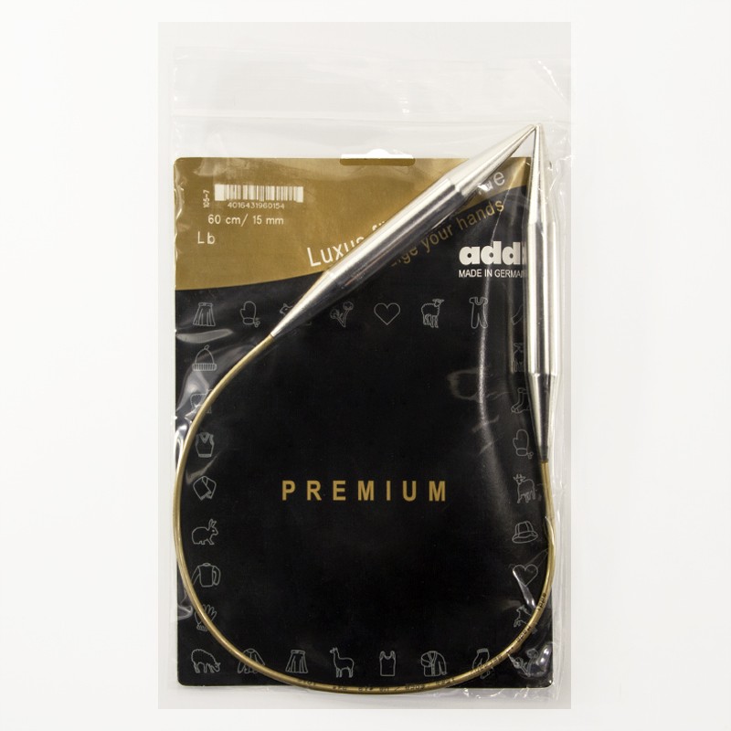 Спицы круговые супергладкие, addiClassic №15, 60 см 105-7/15-60 (арт. 105-7/15-60) Спицы круговые супергладкие, addiClassic №15, 60 см 105-7/15-60 (арт. 105-7/15-60)