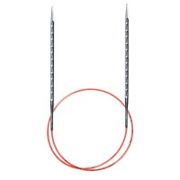 Addi 717-7/4.5-40 Спицы круговые супергладкие c квадратным кончиком addiNovel, №4,5, 40 см 717-7/4.5-40 