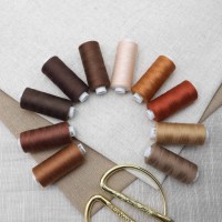 Bestex 629157 Набор ниток 40/2 400ярд.., Коричневый микс, 10 шт/набор, Bestex 