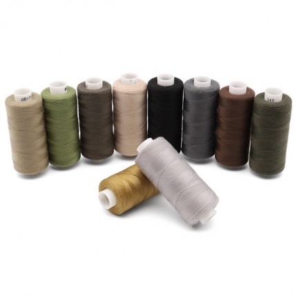 Набор ниток 40/2 400ярд.., Армейский, 10 шт/набор, Bestex (арт. 7736716)