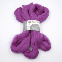 Шерсть для валяния полутонкая 50 г Цвет 0183 пурпурный