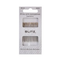 BLITZ HN-32 300Е2 Иглы для шитья ручные BLITZ HN-32 300Е2 для рукоделия 16 шт. никель 
