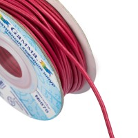 Gamma GCL-02 Шнур из натуральной кожи 2 мм GCL-02 №070 гр.розовый 1 метр 