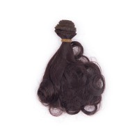 HobbyBe HAR-10 Тресс для кукол HobbyBe HAR-10 15 см x 100 см 25 г 14 т.каштановый 