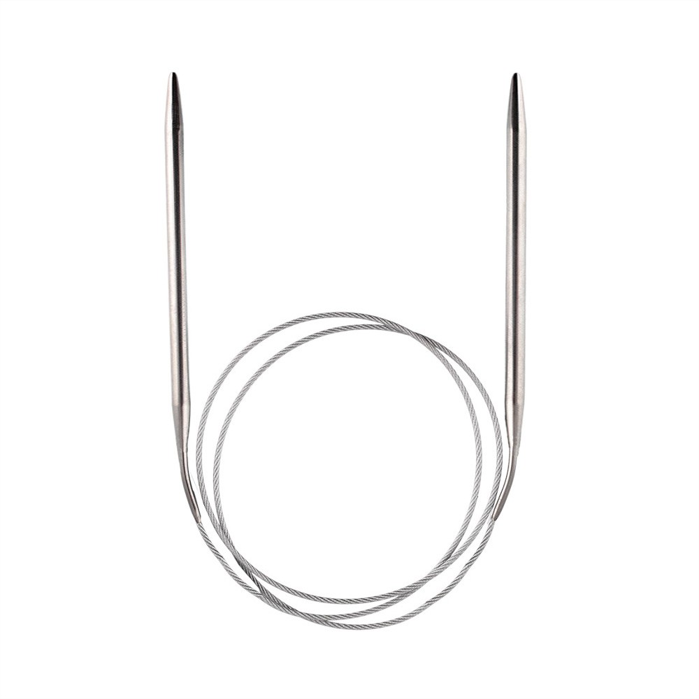 Спицы круговые MKN сталь d 7,0 мм 100 см (арт. MKN) Спицы круговые MKN сталь d 7,0 мм 100 см (арт. MKN)