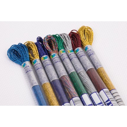 Мулине металлик Gamma  NM 100% полиэстер 8 м (арт. "MOULINE")