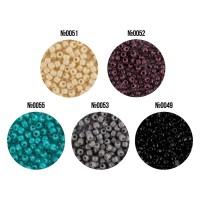 TOHO 148884205784 Бисер Япония TOHO 11/0 круглый 1 ASSORTI 2.2 мм 5 х 5 г №01 