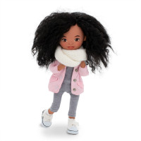 Orange Toys 11-205871 Мягкая Игрушка Orange Sweet Sisters Tina в розовой куртке (cерия Европейская зима) (32см) SS05-11 