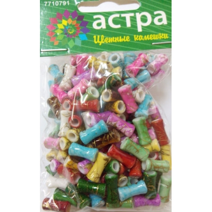 Бусины пластиковые Цветные Камешки 165шт/упак (арт. 7710791)