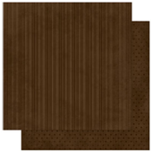 Бумага для скрапбукинга "Coffee Stripe" (арт. 12CS322)