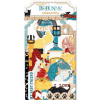 Bo Bunny 15713204 Набор вырубок "Happy Tails Noteworthy" 