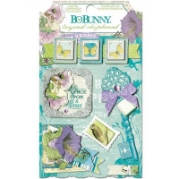 Bo Bunny 16209379 Набор клеевых 3D чипбордов «Enchanted Garden» 