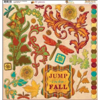 Bo Bunny CBFF104 Украшение декоративное из картона "Forever Fall" 