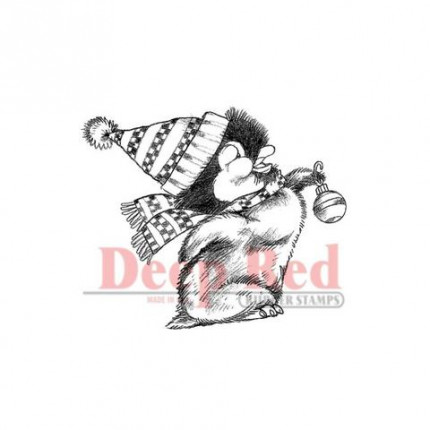 Резиновый штамп "Penguin with Ornament" (арт. 3x403207)