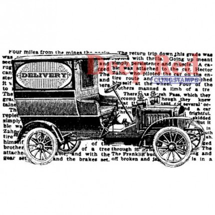 Резиновый штамп "Vintage Delivery Truck" (арт. 3x404211)