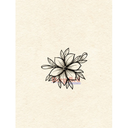 Резиновый штамп "Lily Blossom" (арт. 3x405139)