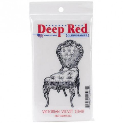 Резиновый штамп "Victorian Velvet Chair" (арт. 3x504313)