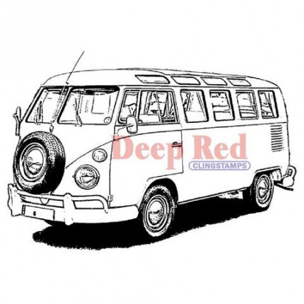 Резиновый штамп "VW Bus" (арт. 4x500023)