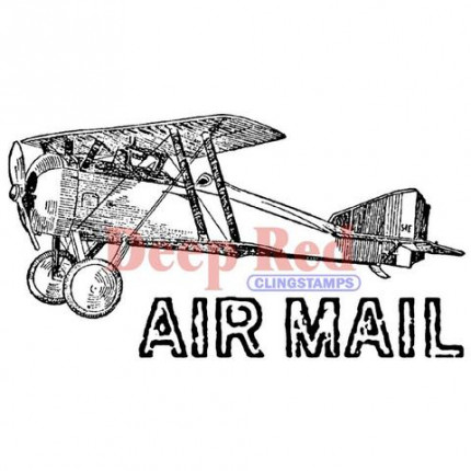 Резиновый штамп "Vintage Air Mail" (арт. 4x504262)