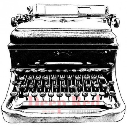 Резиновый штамп "Classic Typewriter" (арт. 4x504454)
