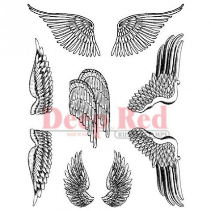 Резиновый штамп "Wings" (арт. 4x604292)