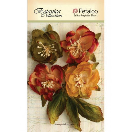 Набор цветов бумажных "Botanica Blooms - Granberr" (клюква) (арт. 1102-003)