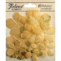 Petaloo 1257-203 Набор цветов из ткани "Mixed Textured Layers" 