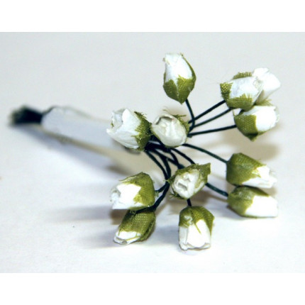 Декоративный букетик "Белые розы" (арт. DKB055B)