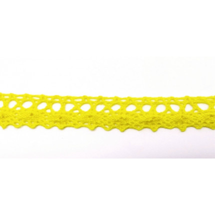 Кружевная лента Желтая (арт. KL-1005/6)