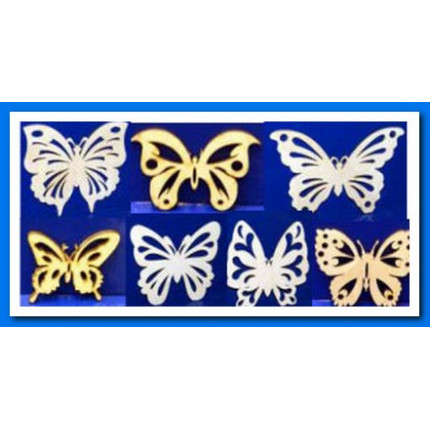 Набор бабочек (7 шт/упак) (арт. 045860)