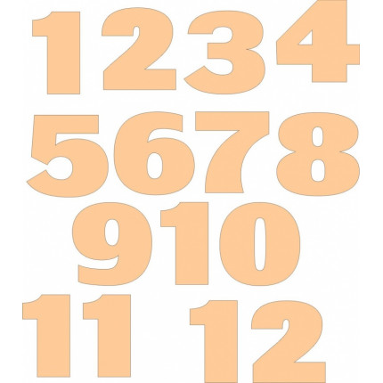 Набор цифр для часов (арт. 045955)