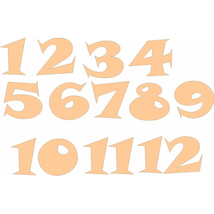 Набор цифр для часов (арт. 045956)