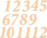 Набор цифр для часов (арт. 045958)