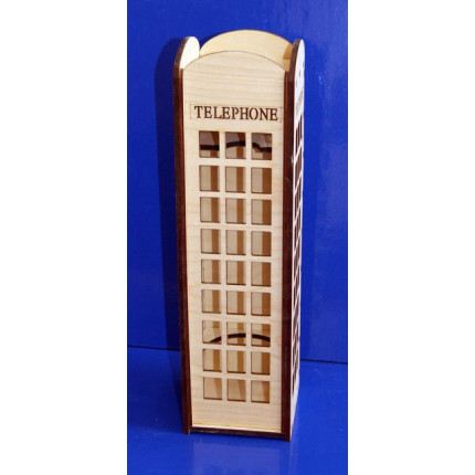 Коробка для вина "Телефонная будка" (арт. 047695)