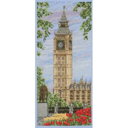 Набор для вышивания PCE0803 Westminster Clock (Вестминстерские часы)