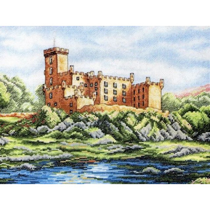Набор для вышивания PCE870 Dungvegan Castle, Isle of Skye -Шотландский замок (Замок на острове)