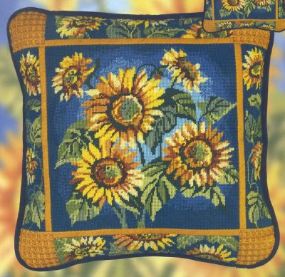 Набор для вышивания 30793 Sunflower Pillow (Подушка Подсолнухи)