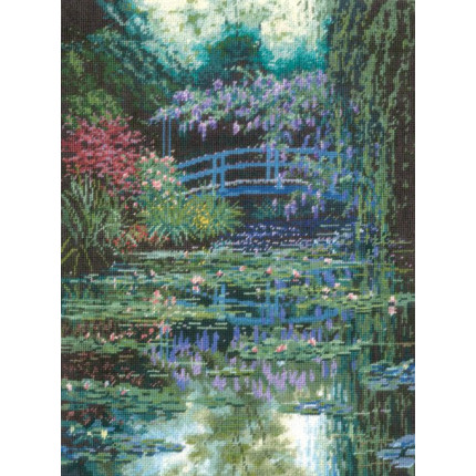 Набор для вышивания 30929 Monet's Japanese Bridge (Японский мостик Моне)