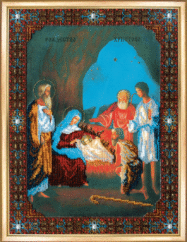 Икона Рождество Христово (арт. Б-1046)