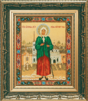 Икона Святая Блаженная Ксения Петербургская (арт. Б-1053)