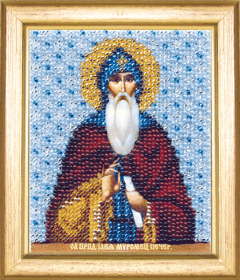 Икона Святой преподобный Илья Муромец-Печерский (арт. Б-1158)