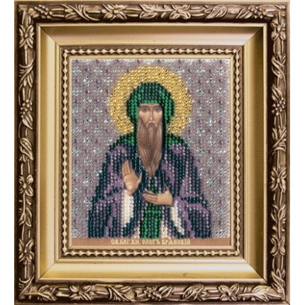 Икона Святой благоверный князь Олег Брянский (арт. Б-1160)