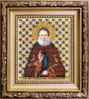 Икона Святой преподобный Феодосий Кавказский (арт. Б-1200)