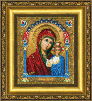 Набор для вышивания Б-1204 Икона Божьей Матери Казанская