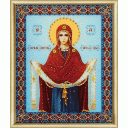 Икона Покров Пресвятой Богородицы (арт. КС-148)