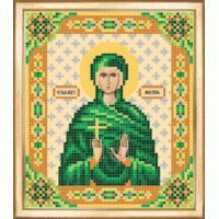 Чаривна Мить СБИ-038 Именная икона святая мученица Марина. Схема для вышивания бисером 