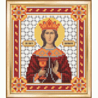 Чаривна Мить СБИ-060 Именная икона св.великомученица Варвара. Схема для вышивания бисером 